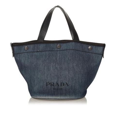 prada men's tote|Prada denim tote.